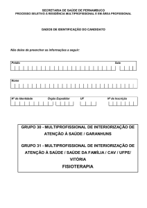 GR 30 e 31 FISIOTERAPIA MULTI DE INTERIOR DE