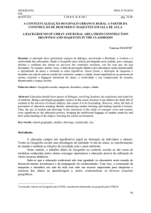 76 a contextualização do espaço urbano e rural a