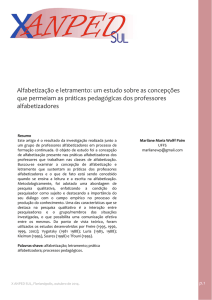 Alfabetização e letramento: um estudo sobre as