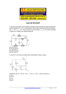 Leis de Kirchoff - NS Aulas Particulares