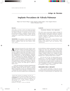 Implante Percutâneo de Válvula Pulmonar