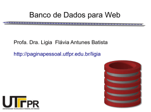 Banco de Dados para Web - Páginas Pessoais
