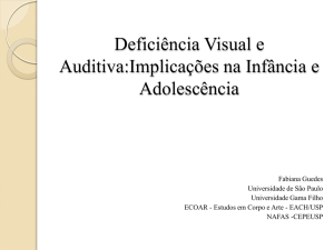 Deficiência Visual e Auditiva EEFEUSP
