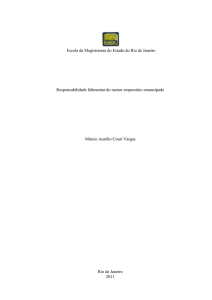 Responsabilidade falimentar do menor empresário