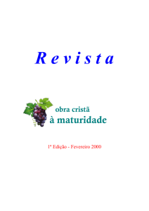 Revista À Maturidade, 2000