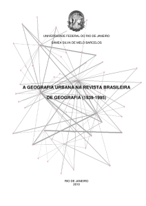 a geografia urbana na revista brasileira de geografia (1939