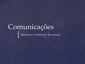 Comunicações - Dulce Campos