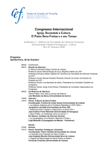 congresso internacional - Universidade Católica Portuguesa