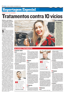 Entrevista "Vícios" no Jornal A TRIBUNA