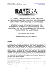 geografia e representação na amazônia misteriosa de