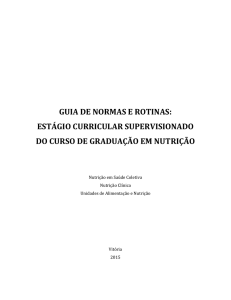 guia de normas e rotinas - Nutrição