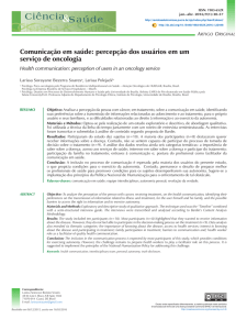 Comunicação em saúde: percepção dos usuários em um serviço de