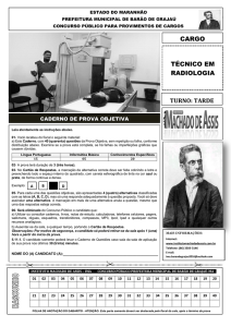 técnico em radiologia - Instituto Machado de Assis