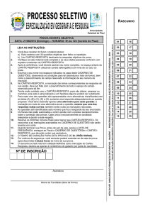 prova geografia - Nucepe