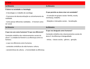 Filosofia e Sociologia