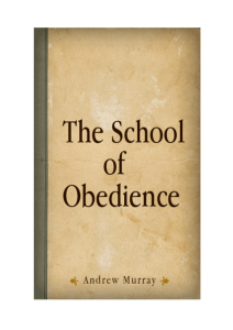 A Escola da Obediência - Andrew Murray