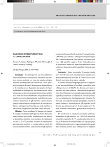 diagnosing immediate reactions to cephalosporins