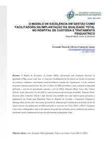 o modelo de excelência em gestão como facilitadora na