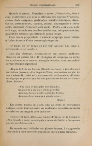 Quando dizemos: Francisco é surdo, Pedro é rico, foão é cego, os