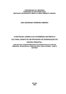 A Proteção Jurídica Do Patrimônio Histórico e Cultural