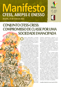 Manifesto CFESS, ABEPSS e ENESSO