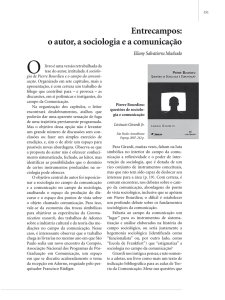 Entrecampos: o autor, a sociologia e a comunicação