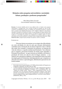 Relações entre pesquisa universitária e sociedade