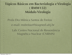 Tópicos Básicos em Bacteriologia e Virologia