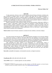 A CODIÇÃO ESTÁVEL DA ECONOMIA: TEORIA E