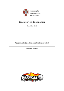 CONSELHO DE ARBITRAGEM - Academia de Arbitragem de Futsal