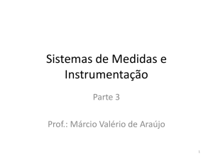 Sistemas de Medidas e Instrumentação - DCA