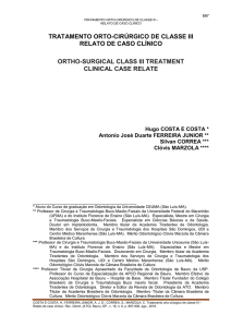 tratamento orto-cirúrgico de classe iii relato de caso clínico ortho