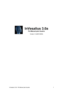 Manual de Utilização do Software Invesalius 3