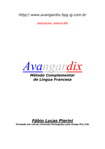 Avangardix– Método Complementar – Fábio Lucas Pierini