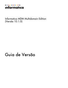 Informatica MDM Multidomain Edition - 10.1.0