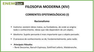 FILOSOFIA MODERNA (XIV)