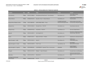 7º ANO - Agrupamento de Escolas Dr. Francisco Sanches
