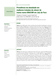 Prevalência da obesidade em mulheres tratadas de câncer de