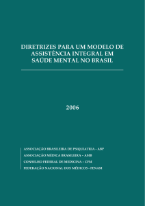 diretrizes para um modelo de assistência integral em saúde mental