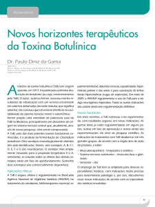 Novos horizontes terapêuticos da Toxina Botulínica