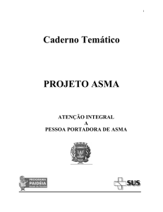 Caderno Temático PROJETO ASMA