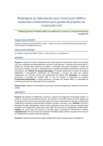 Modelagem de Informações para Construção (BIM) e ambientes