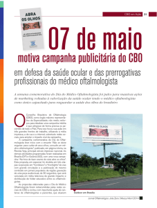CBO em Ação - Conselho Brasileiro de Oftalmologia