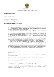 Ministério da Saúde Consultoria Jurídica/Advocacia Geral da União