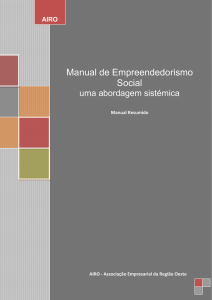 Manual de Empreendedorismo Social uma abordagem sistémica