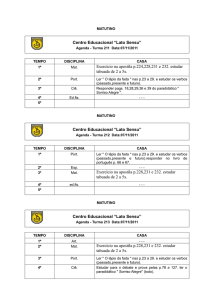 Centro Educacional “Lato Sensu” Exercício na apostila p