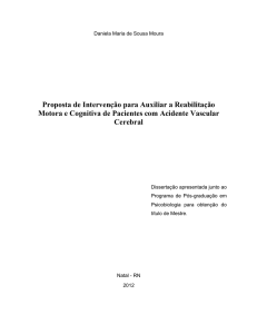 Proposta de Intervenção para Auxiliar a Reabilitação