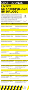 CEAS – 20 ANOS LIVROS DE ANTROPOLOGIA EM DIÁLOGO