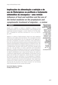 Implicações da alimentação e nutrição e do uso de fitoterápicos na