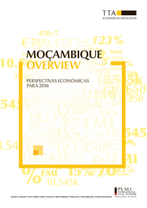 Moçambique Overview - Perspectivas Económicas para 2016